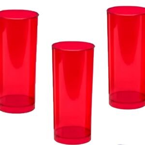 Vaso trago largo color Azul rojo verde dorado rosa