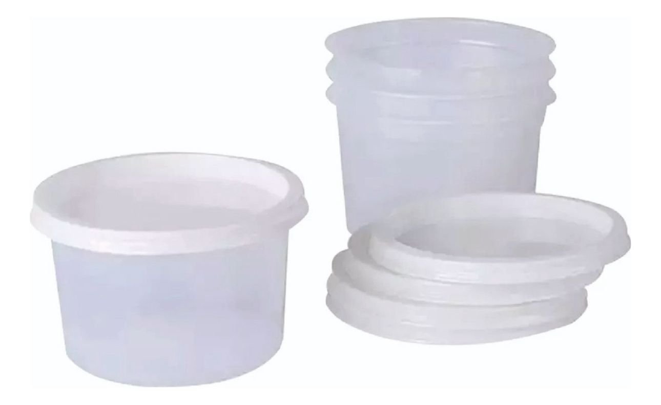 Pote natural 240 CC con tapa